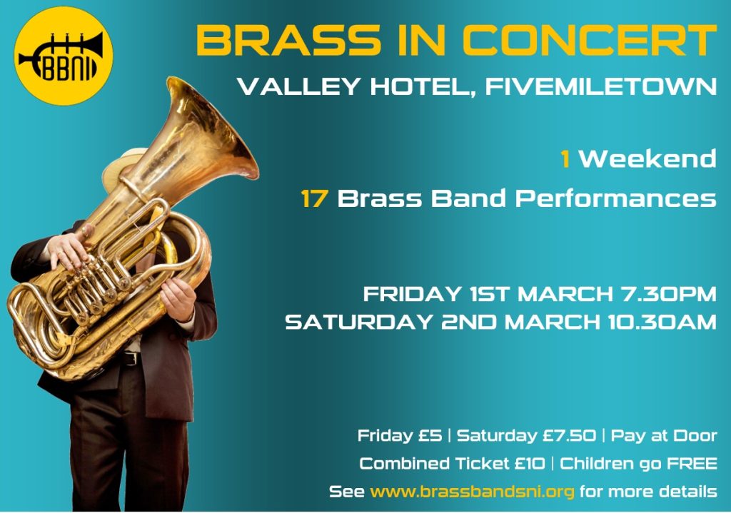 Brass in Concert 2024 LineUp Confirmed Brass Bands Northern Ireland